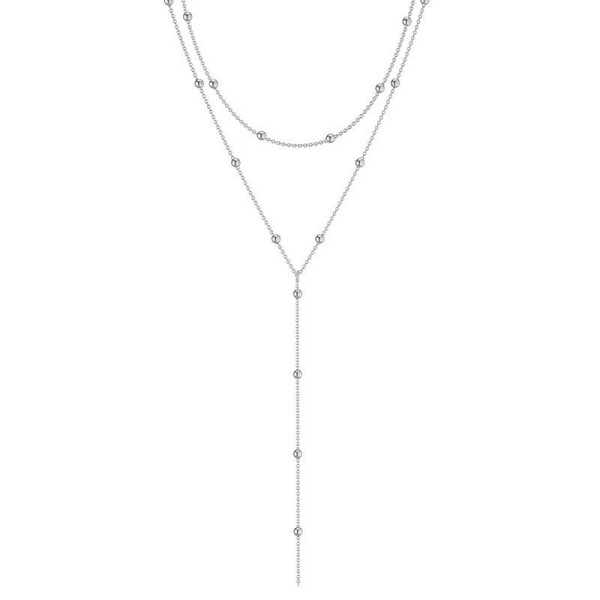(image for) Beaded Y-Chain Lariat Necklace