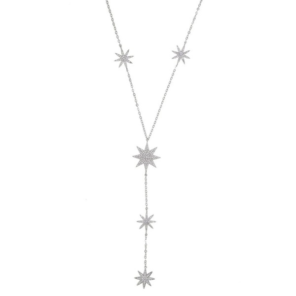 (image for) Starburst Drop Lariat Necklace