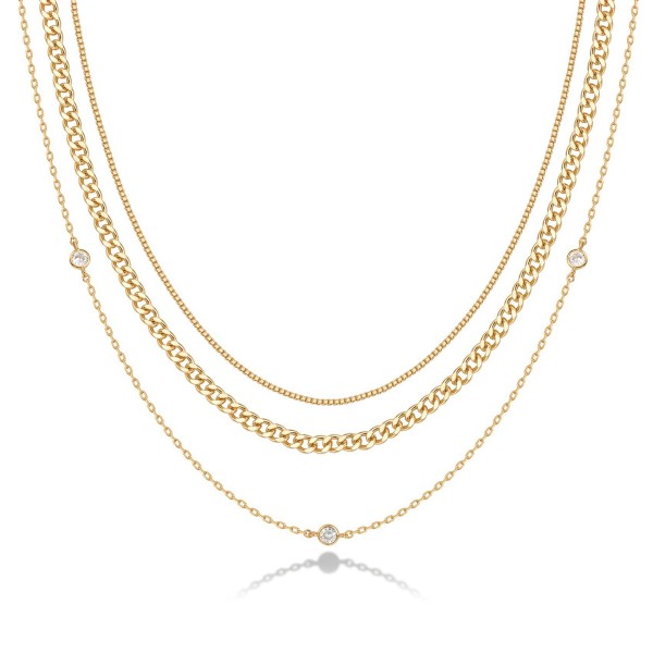(image for) Triple Layered Chain Necklace