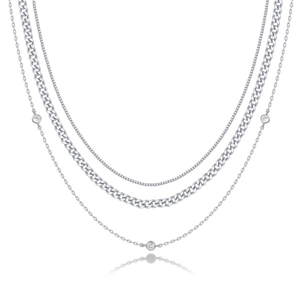 (image for) Triple Layered Chain Necklace