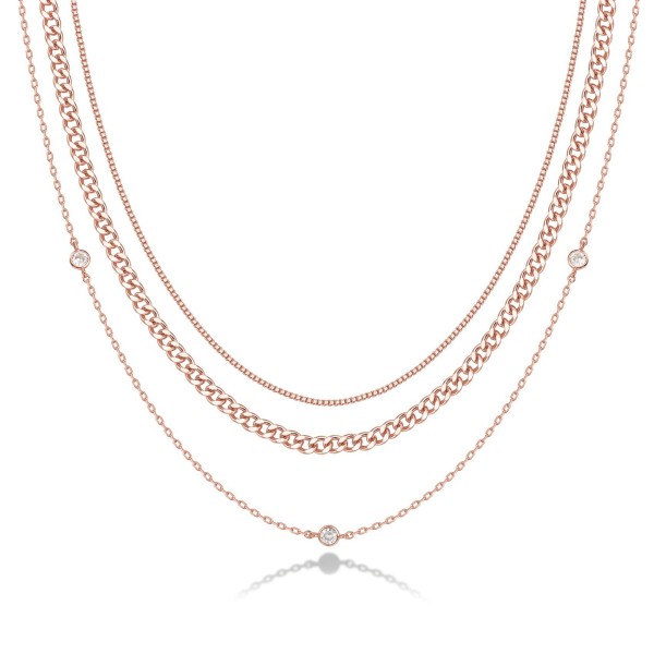 (image for) Triple Layered Chain Necklace